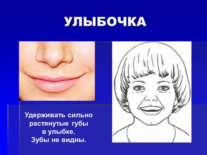 Упражнение Улыбка